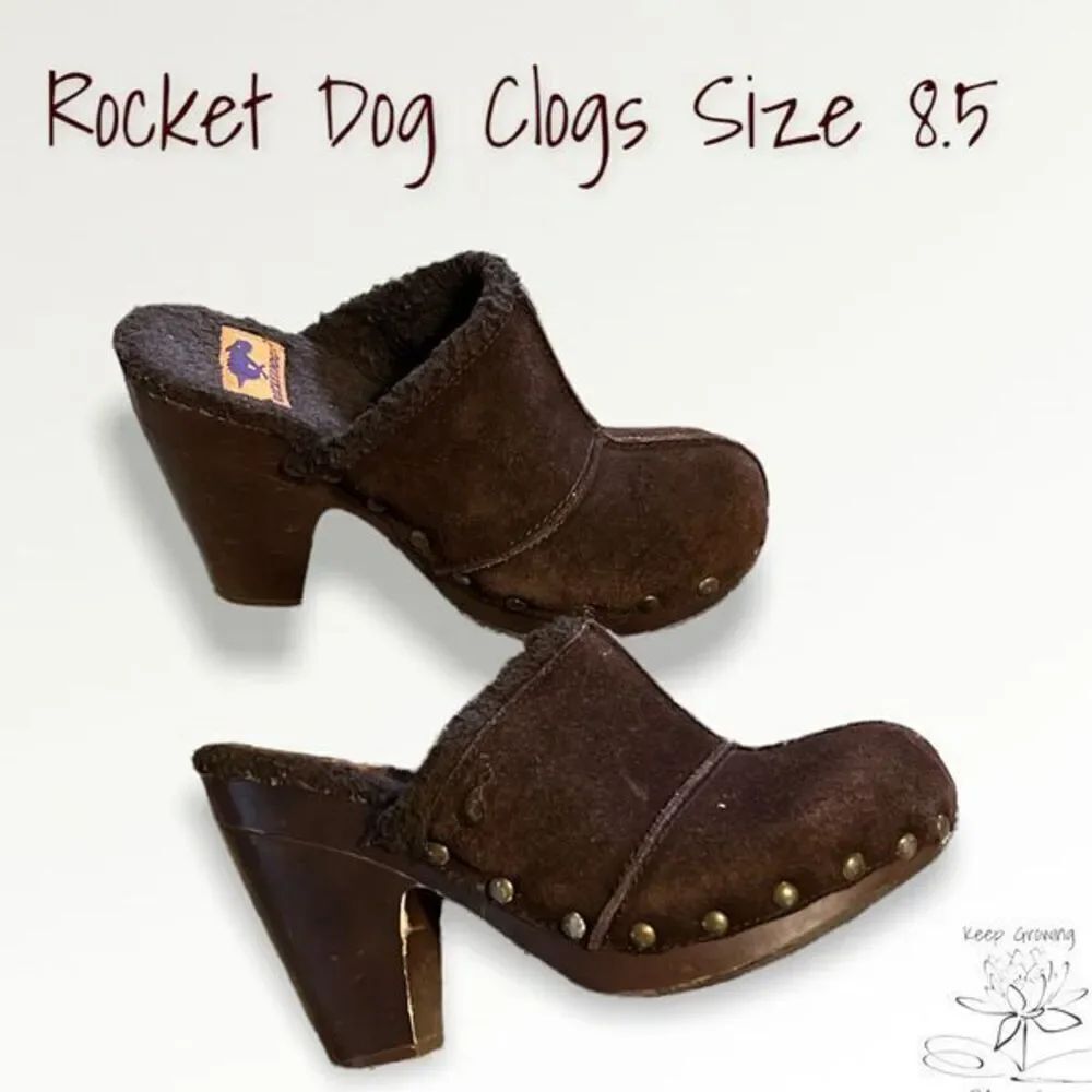 Rocket Dog Studded Clogs - Size 8.5 - Fun and Unique!